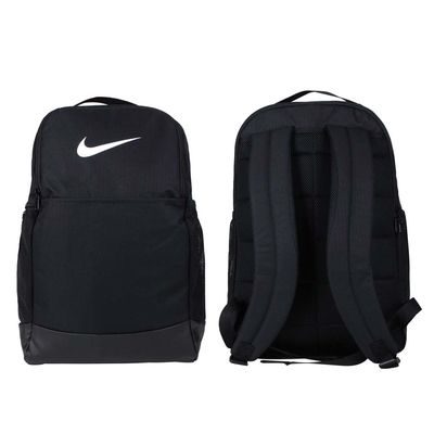 NIKE 雙肩後背包-雙肩包 肩背包 DH7709-010 黑白