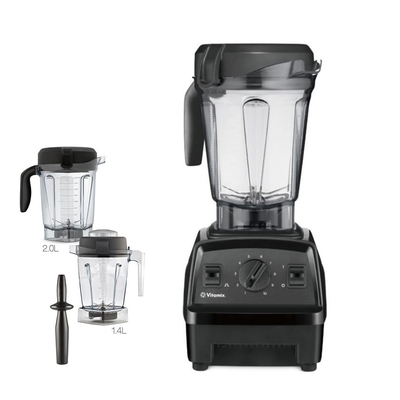 美國Vitamix全食物調理機探索者+1.4公升雙杯組黑色果汁機E320-B★送7-11商品卡900元