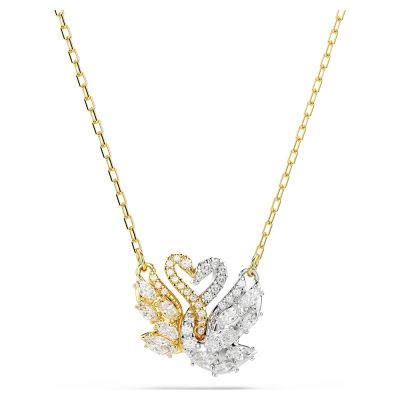 SWAROVSKI 施華洛世奇 Swan 雙天鵝 愛與美水晶項鍊 夏日煥新提案 送禮推薦 5714934