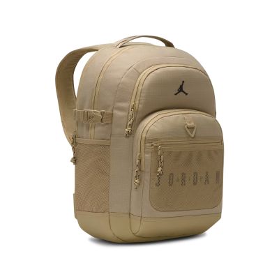 Nike 後背包 Jordan Blacktop 奶茶色 棕 13吋筆電包 水瓶側袋 書包 JD2543027AD-002