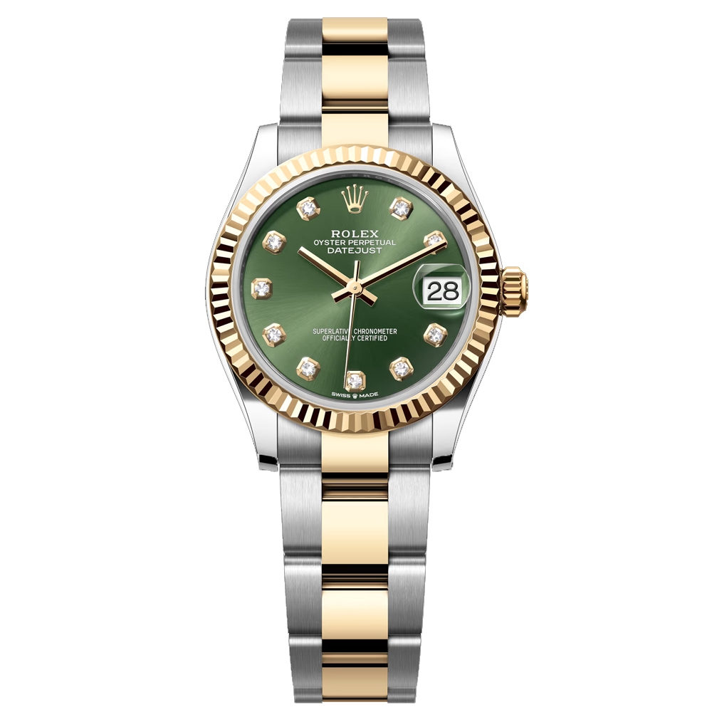 Rolex 勞力士278273 特殊橄欖綠面時鑽31mm | ROLEX 勞力士| Yahoo購物中心
