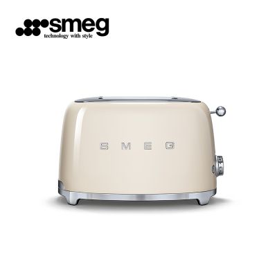 【SMEG】義大利復古美學 2片式烤麵包機-奶油色_TSF01CRUS