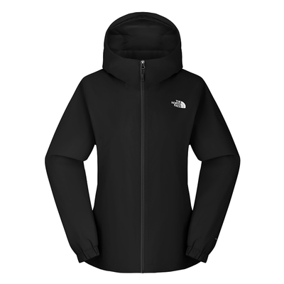 領券折後價$3573【The North Face 官方旗艦】北面女款黑色DryVent防水透氣衝鋒衣｜8EYGJK3 外套