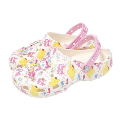 Crocs 洞洞鞋 Hello Kitty Pastel Classic 男女鞋 三麗鷗聯名 21268490H