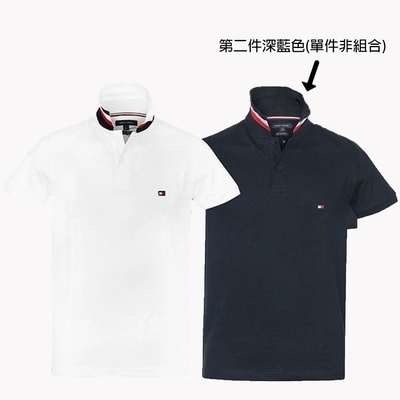 Tommy Hilfiger 男生 短袖 polo衫 藍 1934