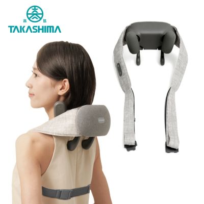 TAKASHIMA 高島 頸舒系 頂級披肩(免手持/斜方肌/揉捏/溫熱/肩頸按摩器/M-6183)-快
