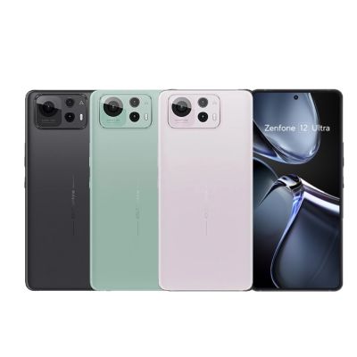 ASUS 華碩 ZenFone 12 Ultra 是 2024 年旗艦級 5G 智慧型手機，搭載 6.78 吋 FHD+ 2400x1080 解析度 AMOLED 螢幕，提供細膩視覺體驗。高通 Snapdragon 8 Elite 八核心處理器，搭配 12GB RAM 與 256GB 內建儲存空間，執行 Android 15 系統，效能強悍適合多工與遊戲。後置三鏡頭系統包含 5000 萬畫素主鏡頭、1300 萬畫素超廣角與 3200 萬畫素長焦，前置 3200 萬畫素自拍鏡頭，支援專業攝影與 4K 錄影。5500mAh 大容量電池，持久續航無憂。支援完整 5G SA/NSA 頻段、4G LTE 多頻段，nano SIM 卡設計，機身輕薄僅 8.9mm 厚、220g 重量。顏色選擇：檀木黑、冷杉綠、櫻花白。專用保護殼隨盒附贈，無內附充電器。NCC 認證 CCAM245G0072T1，適合追求高效能與攝影的使用者。