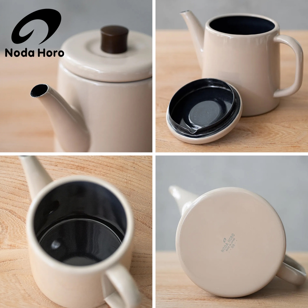 野田琺瑯日本製琺瑯水壺-奶茶色1500ml | 琴音壺/煮水壺| Yahoo購物中心