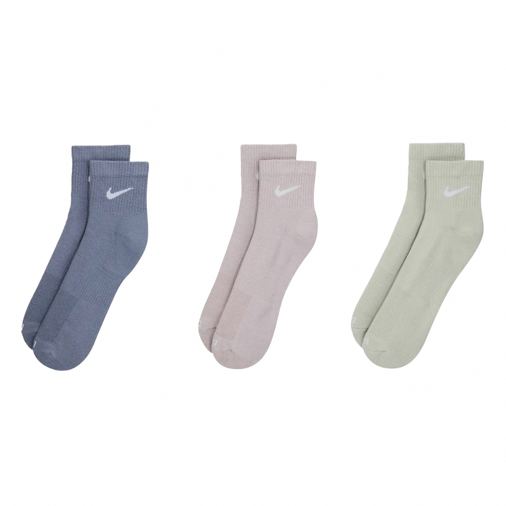 Nike 短襪 Everday Plus Cushioned 莫蘭迪色 休閒襪 低筒襪 襪子 SX6890-933