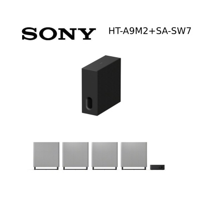 SONY索尼 BRAVIA Theatre Quad 旗艦款家庭劇院重低音組合 HT-A9M2+SW7