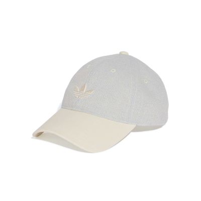 Adidas Tweed Cap 米白色 三葉草 花呢 遮陽 運動 休閒 棒球帽 老帽 帽子 KX1648