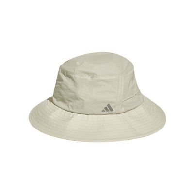 Adidas U UBSP Bucket 米色 遮陽 登山 可調式防風繩 漁夫帽 休閒 帽子 KR2591