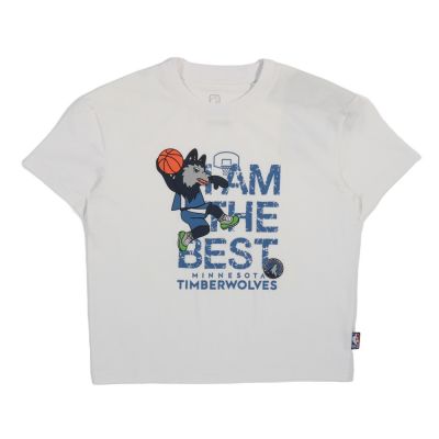 NBA 兒童/青少年 寬版 印花 短袖上衣 灰狼隊 3526101100