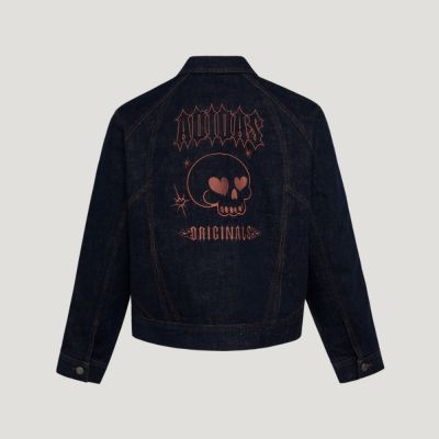 Adidas 愛迪達 Vday Dnm Jkt KT6338 男女 外套 夾克 休閒穿搭 黑 亞版 丹寧外套