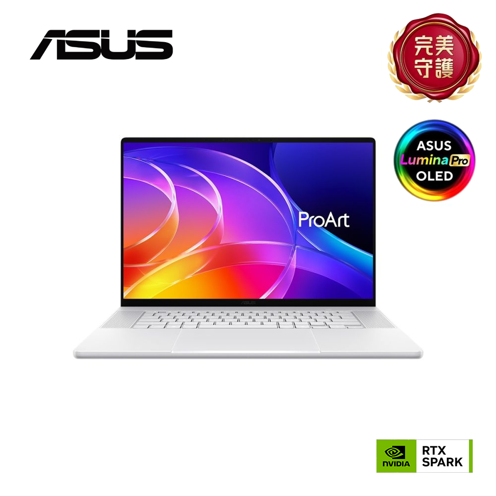 ASUS H7607BA 16吋4K可觸控筆電(NVIDIA RTX Spark N1X 6144/128GB/2TB SSD/皓月銀/ProArt P16)