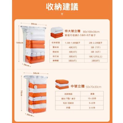 【太力】含電泵超值9入組 免抽氣手壓真空收納壓縮袋 整理袋(特大x2+立體中x6+電泵x1 棉被換季收納)