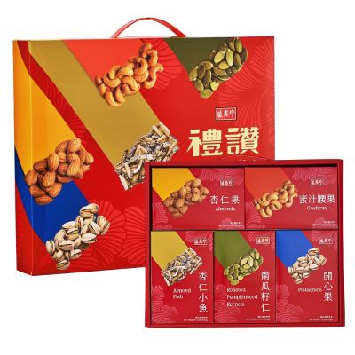 盛香珍 禮讚堅果禮盒-附提把(425g)
