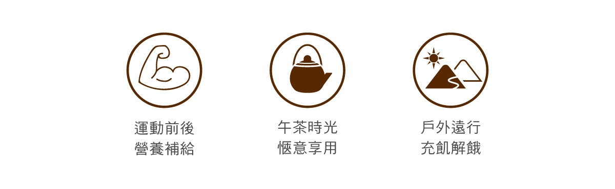 運動前後午茶時光戶外遠行營養補給愜意享用充飢解餓