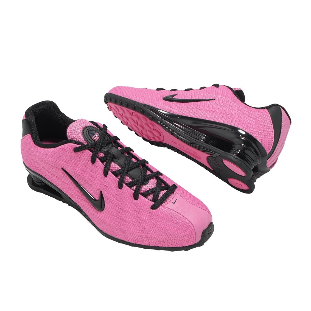 Nike 休閒鞋Wmns Shox Z 女鞋粉紅黑針織彈簧鞋HQ7540-601 | 休閒鞋