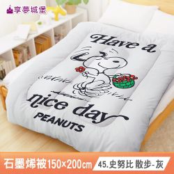 享夢城堡MIT石墨烯發熱抗菌暖被結帳再折