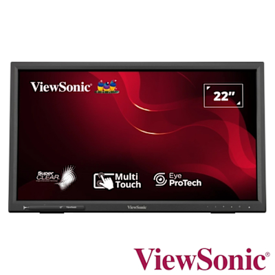 ViewSonic優派 ViewSonic TD2223-2 22型 VA FHD 紅外線觸控螢幕(HDMI/抗藍光/零閃頻/內建喇叭)
