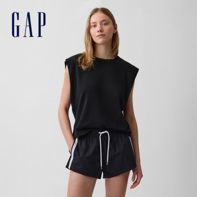 【GAP】Supima棉寬肩無袖背心-黑色(897966)