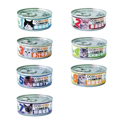 多比DOBI小貓罐系列 80g x 48入組