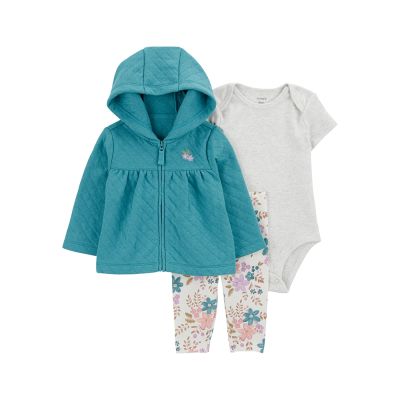 【Carter s 官方授權】湖畔祕境的花花園地3件組套裝 (6M-24M,61cm~86cm)