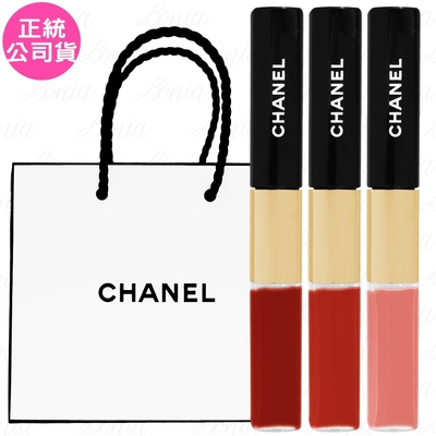 CHANEL香奈兒 CHANEL 香奈兒 超炫耀持色唇萃(4.5ml+3.5ml)+香奈兒 紙袋(公司貨)
