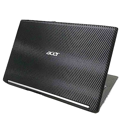 EZstick ACER Aspire 3 A315-41 黑色 Carbon立體紋機身貼