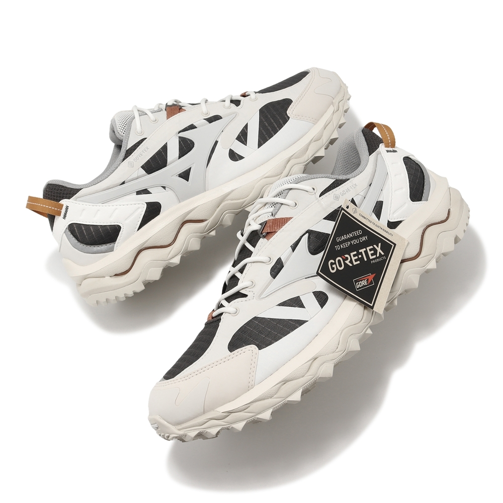 Mizuno 休閒鞋Wave Mujin TL GTX 男鞋女鞋米白灰防水米其林大底復古