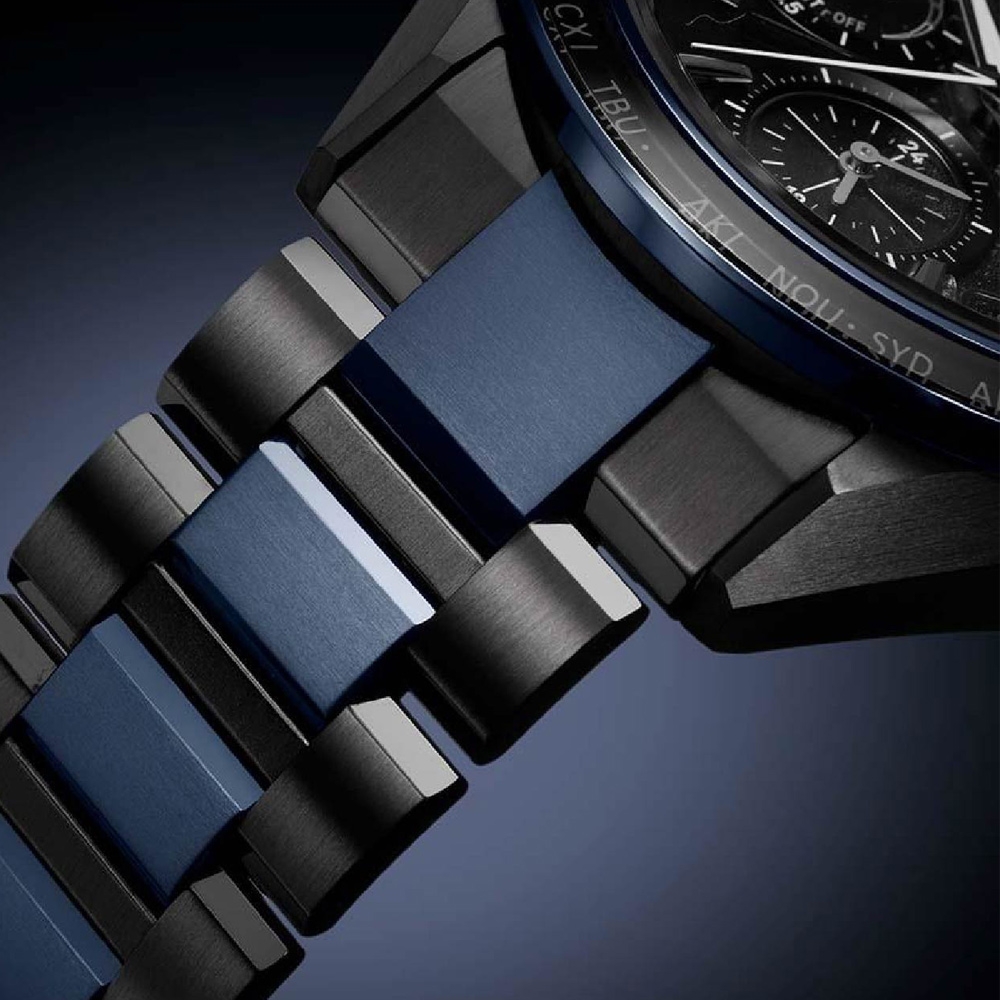 CITIZEN 星辰湛藍星空限量廣告款超級鈦光動能GPS衛星對時腕錶CC4066