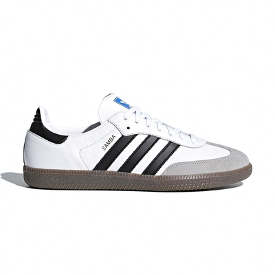 Adidas Originals Samba OG 男 女 白 焦糖黑底 經典 麂皮 復古 經典 休閒鞋 B75806