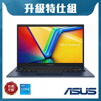 ASUS華碩 ASUS X1404VA 14吋特仕筆電 (i5-1334U/8G+8G/1TB SSD/午夜藍/Vivobook 14)