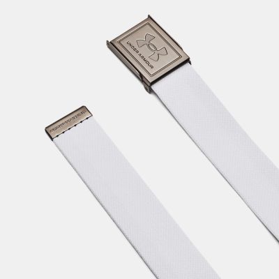 【UNDER ARMOUR】UA 男 Stretch Webbing 高爾夫腰帶 1383935-100