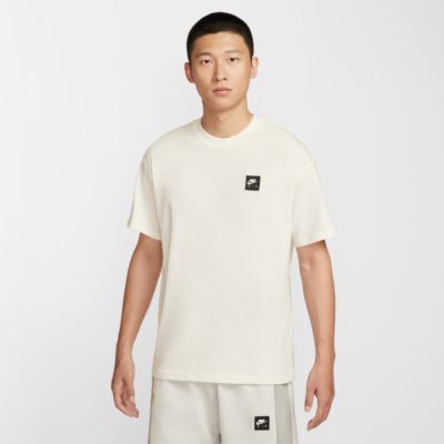 NIKE 短袖上衣 男 落肩寬鬆版型 AS M NSW TEE M90 NIKE AIR 米白 HQ9249-133