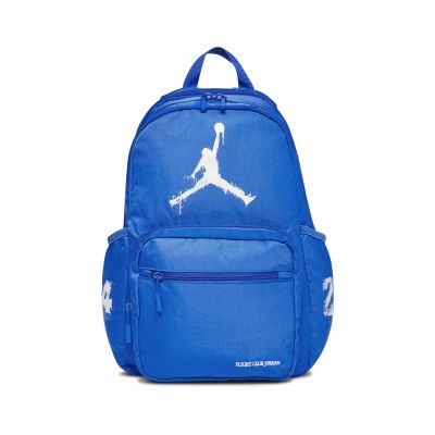 Nike 後背包 Jordan MVP 藍 白 書包 13吋筆電包 水瓶側袋 喬丹 JD2533004AD-001