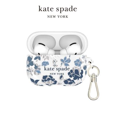 【kate spade】AirPods Pro (第3代) 耳機保護殼套 皇室藍