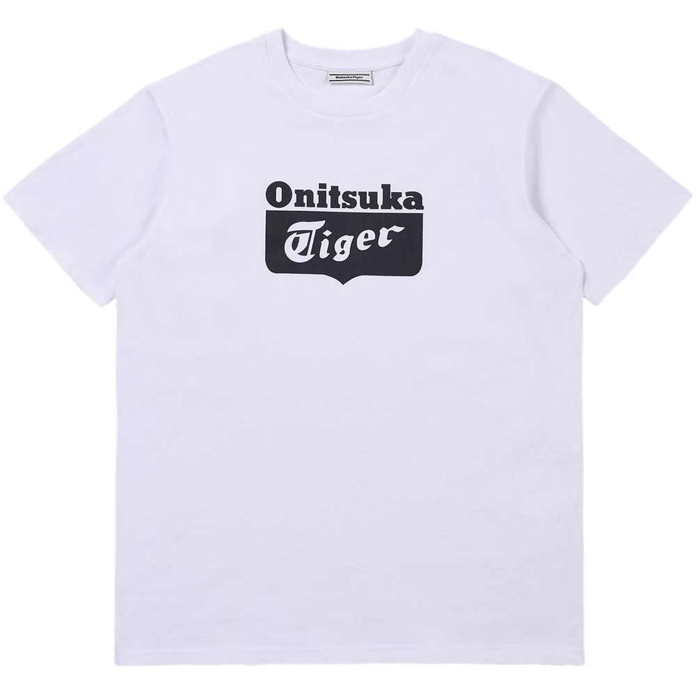 Onitsuka Tiger鬼塚虎-中性LOGO短袖上衣2183A245-100 | Yahoo