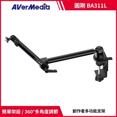 圓剛 BA311L Flexi go輕巧多角度創作者支架