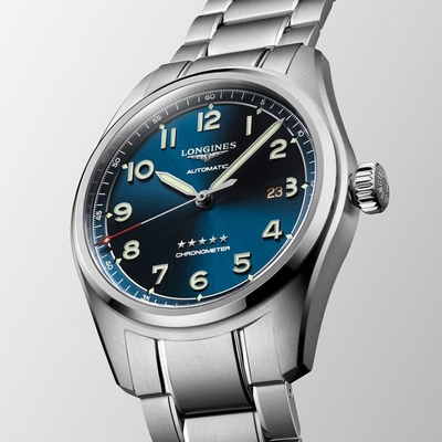 LONGINES 浪琴 Spirit 先行者系列飛行員機械錶 618限定禮遇-42mm L3.811.4.93.6
