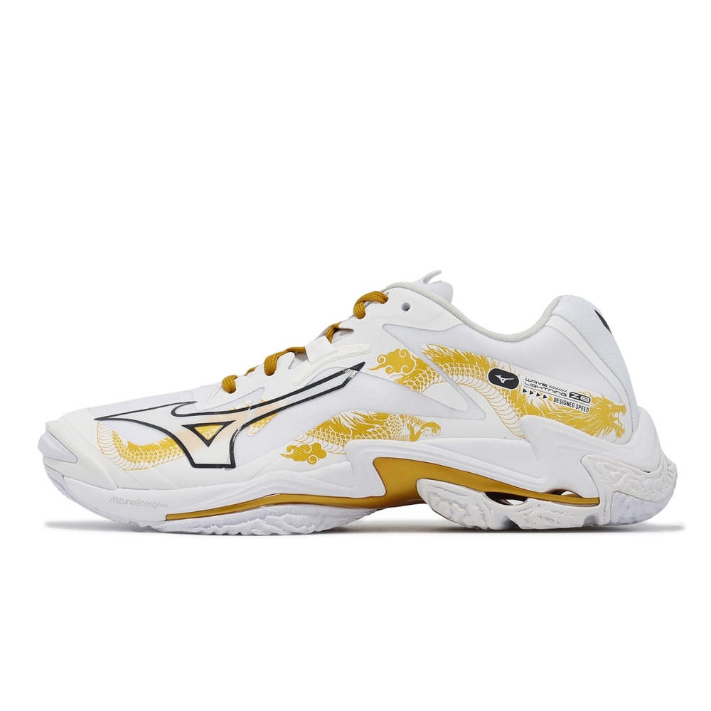 Mizuno 排球鞋Wave Lightning Z8 男鞋白金龍年輕量回彈室內運動羽排鞋