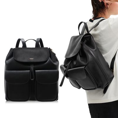 COACH 牛皮 / 男女適用 大款 / 後背包(黑色)