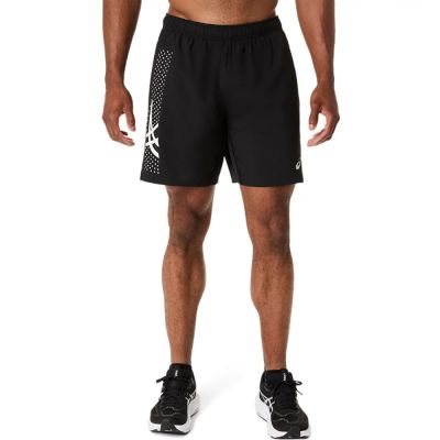 asics 亞瑟士 短褲 男 運動褲 ICON 7吋 黑 2011D455-001