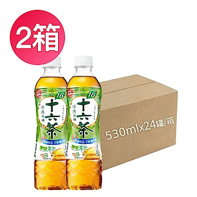 ASAHI 朝日 十六茶 零咖啡因複方茶 PET530(530mlx24/箱)x2箱