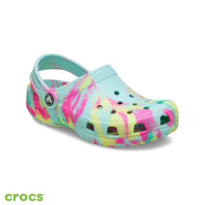 Crocs 卡駱馳 (童鞋) 經典大理石花紋小童克駱格 - 206838-4PE