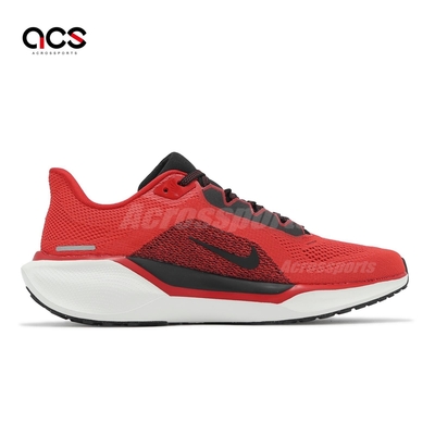Nike 慢跑鞋Air Zoom Pegasus 41 男鞋紅黑小飛馬氣墊緩震運動鞋FD2722