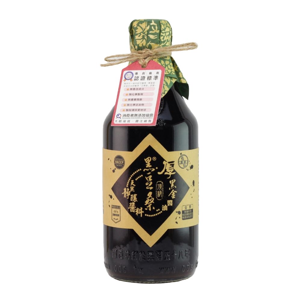 黑豆桑 極品頂級厚黑金醬油550ml