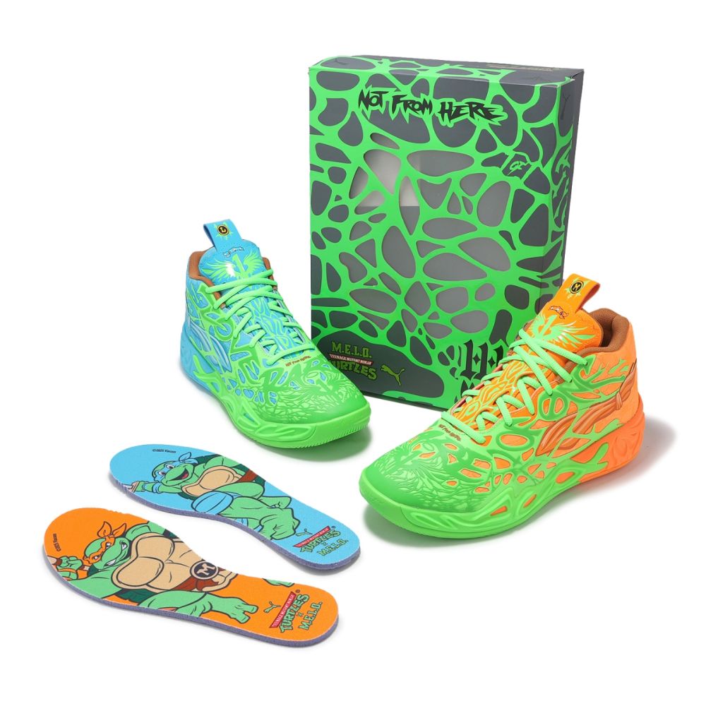 Puma 籃球鞋MB 04 TMNT LM 男鞋鴛鴦忍者龜聯名LaMelo Ball 31130701