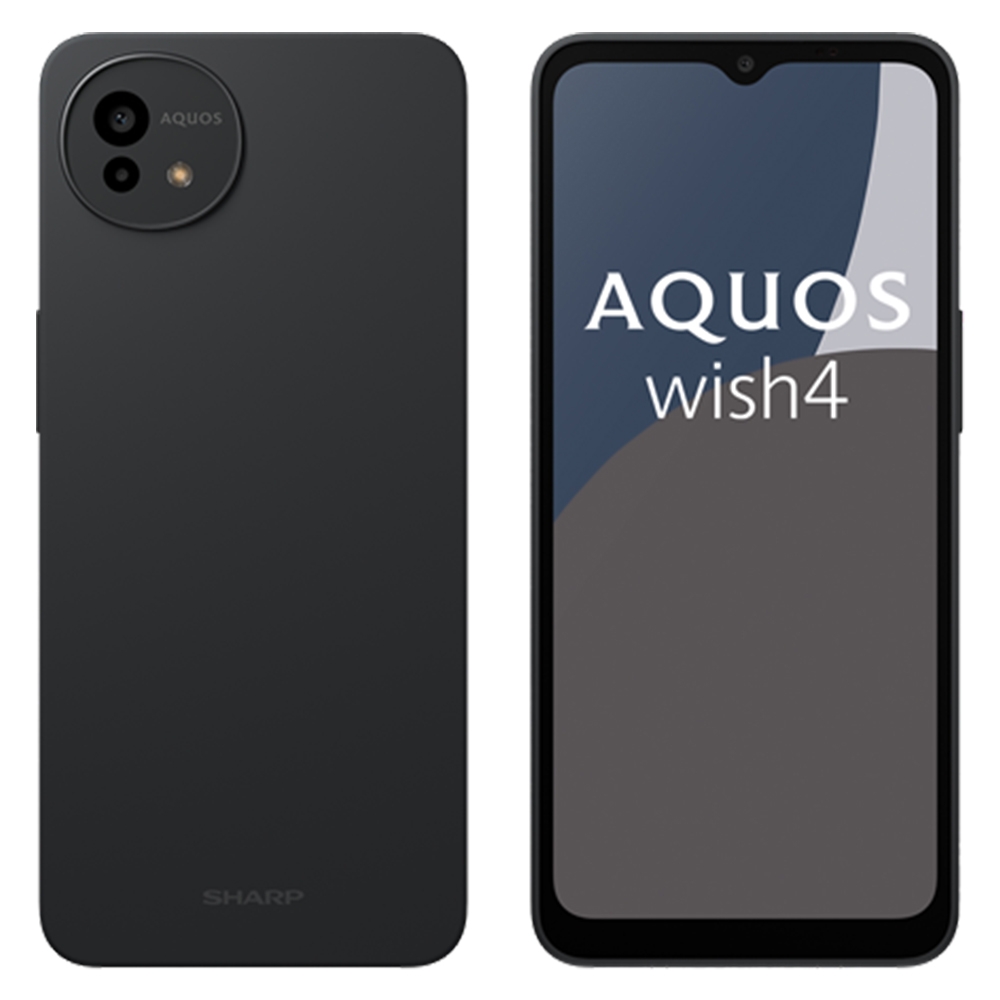 ⑥ SHARP AQUOS wish4 本体 ブラック AQUOS wish4｜価格比較・SIM